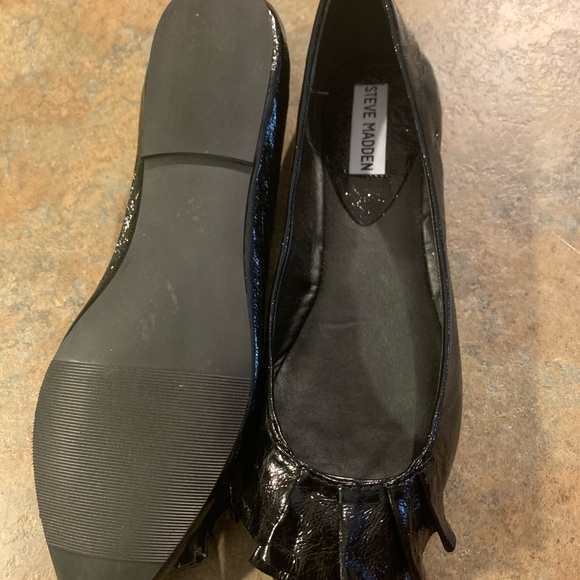 Steve Madden Black Stella Flats size:9M - Picture 6 of 7